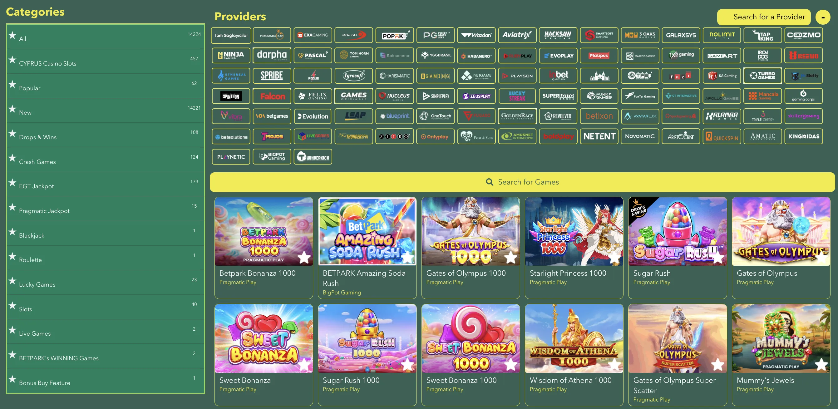 BetPark artılar ve eksiler